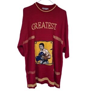 Platinum Fubu Limited Edition Muhammad Ali Greatest‎ Sweater 3XL Short Sleeve